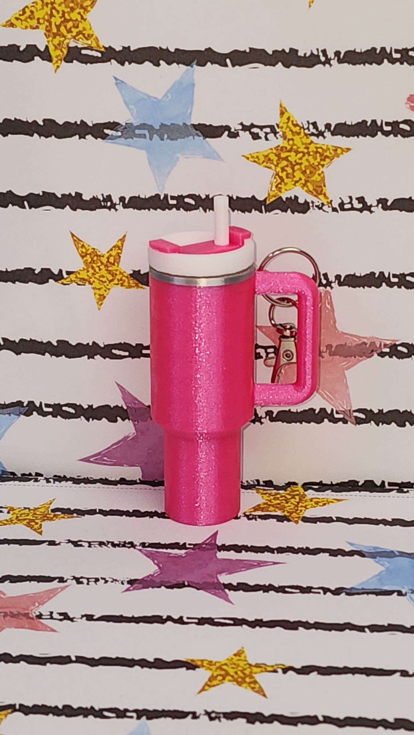 Mini Tumbler Lipbalm Holder Keychain