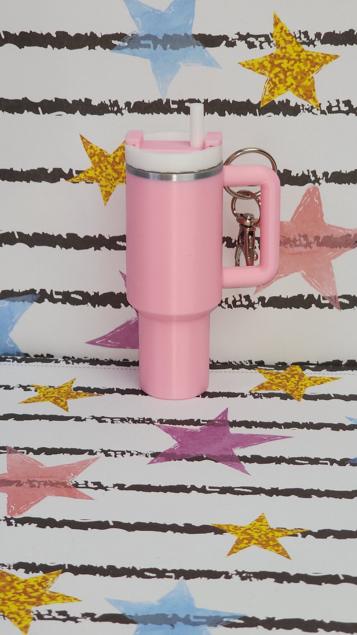 Mini Tumbler Lipbalm Holder Keychain